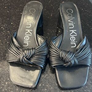 Calvin Klein black sandals size 8.5
